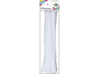 Druciki dekoracyjne 1, 5x30cm 12szt. bia�e