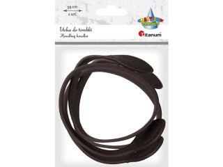 Uszy (pasek) to torebki 1, 6x59cm 2szt. kawowe sk�ropodobne szeroko�� uchwytu w miejscu doszycia: 3, 2cm