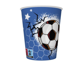 Kubeczki papierowe POL-MAK Daisy 8szt. 250ml - Cool Football [opakowanie=12szt]