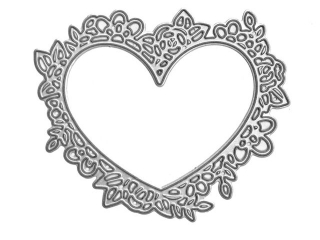 WYKROJNIK DP CRAFT - KWIATOWE SERCE NZWR-DLP