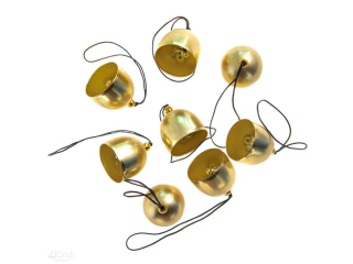 DZWONKI METALOWE VINTAGE 2, 6 CM - ZOTE 8 SZT [opakowanie=6szt]