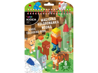 MAGICZNA WIELORAZOWA KOLOROWANKA WODNA N KIDEA (GAME)