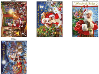 Laurka przestrzenna LPOP 138x190 z kopertą  POL-MAK GWIAZDKA LPOP_GWSW_241  [opakowanie=10szt]