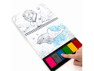 KOLOROWE ODCISKI KREATYWNE ZOO KIDEA