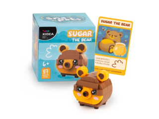 KLOCKI SNAPETS MIŚ BRĄZOWY KIDEA