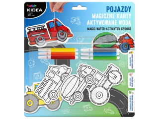 MAGICZNE KARTY AKTYWOWANE WODĄ POJAZDY KIDEA