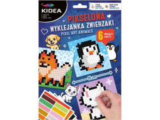 PIKSELOWA WYKLEJANKA ZWIERZAKI KIDEA