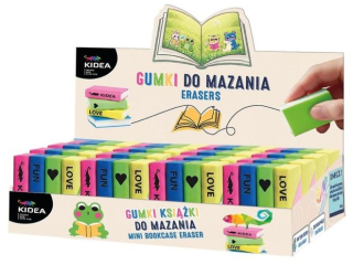 GUMKI DO MAZANIA KSIĄŻKI 4 SZT. KIDEA D