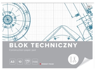 BLOK TECHNICZNY A3 10 170G[10x60