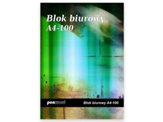 BLOK BIUROWY A4/100 55G [opakowanie=5szt]