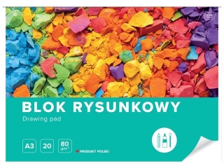 Blok rysunkowy A3 20k. INTERDRUK