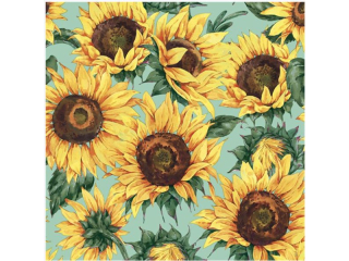 Serwetki POL-MAK Daisy Lunch 33cm 20szt. Sunflower Wallpaper SD_OG_041701 [opakowanie=24szt]