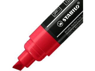 Marker STABILO Free Acrylic T800C karminowy [opakowanie=5szt]