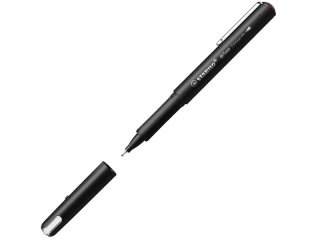 Cienkopis STABILO dr!ver F czerwony [opakowanie=5szt]