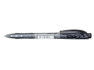 D�ugopis STABILO liner 308 czarny F 308F1046 [opakowanie=10szt]
