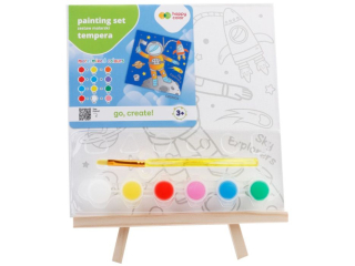 Zestaw do malowania 9 el., Kosmos, Happy Color