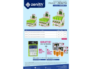 Pakiet P11 0326 ASTRA Zenith Kleje o warto�ci 420, 06z� + GRATIS: towar lub kubki