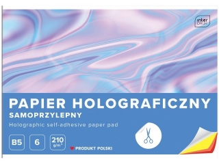 PAPIER HOLOGRAFICZNY SAMOPRZ.B5 6 210G[10x140 [opakowanie=10szt]