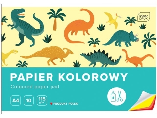 PAPIER KOLOROWY A4 10 115G[10x80