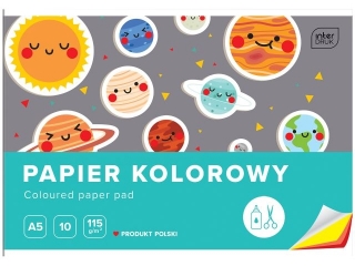 PAPIER KOLOROWY A5 10 115G[10x80