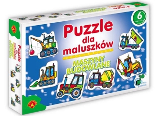 PUZZLE DLA MALUSZKW - MASZYNY BUDOWLANE