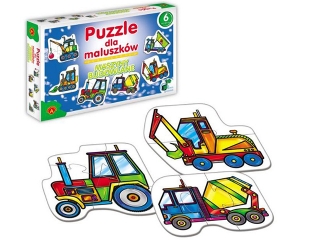 PUZZLE DLA MALUSZKW - MASZYNY BUDOWLANE