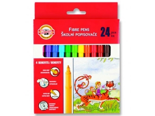 KIN FLAMASTRY SZKOLNE 771002/BD 24 KOLORY-W FOLII