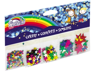 Cekiny Confetti gwiazdy mix 5 Fiorello GR-K251 (sz)