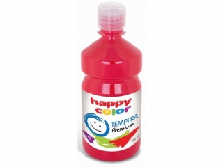 Farba tempera Premium 500ml, czerwony, Happy Color