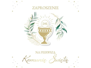 Zaproszenie ZPB-04 Komunia a5