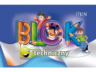 Blok Fun techniczny A4-10 [opakowanie=10szt]