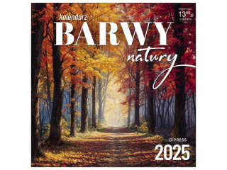 Kalendarz cienny O-PRESS 33x33 Barwy Natury 2025