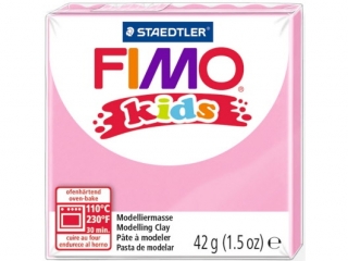 Kostka FIMO Kids, 42g, jasnorowy, masa termoutwardzalna, Staedtler