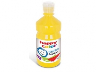 Farba tempera HAPPY COLOR Premium 500ml nr 10 - cytrynowy