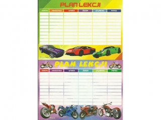 Plan lekcji POLSYR A5 25ark. - auto/moto