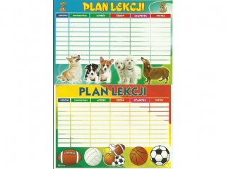 Plan lekcji POLSYR A5 25ark. - pies/sport