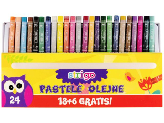 Pastele olejne STRIGO 24 kolory