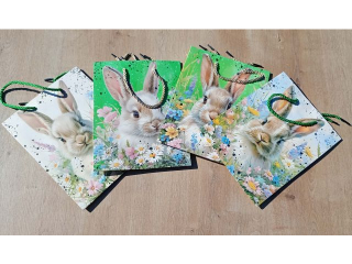 Torebka PANOR. laminowana PL-2 Wielkanoc złocona