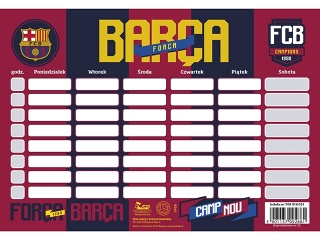 PLAN LEKCJI FC-118 FC BARCELONA BARCA FAN 4 [opakowanie=25sz