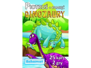 Karty Piotru+Pami SCHEMAT Dinozaury