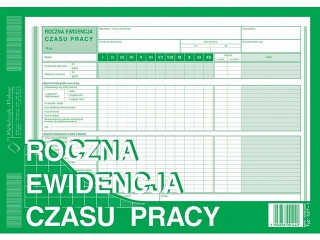 Druk -REC Roczna ewidencja czasu pracy