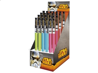 DŁUGOPIS AUTOMATYCZNY MIECZ ŚWIETLNY STAR WARS 10 [opakowani