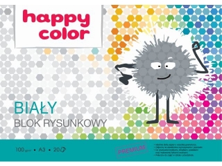 Blok rysunkowy A3 20k. HAPPY COLOR 100g