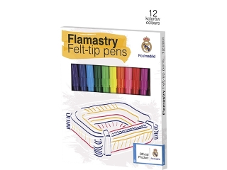 Flamastry 12 kolorów Real Madryt