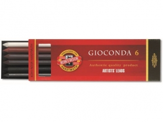 Wkad grafitowy KOH-I-NOOR Gioconda 5,6mm 6szt. (4865/4B, 8673/1, 4378, 4377, 4373