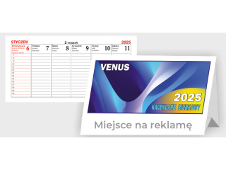 Kalendarz biurkowy BESKIDY B5 VENUS 2025