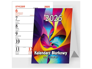 Kalendarz biurkowy BESKIDY B9 MINI MERKURIER 2025