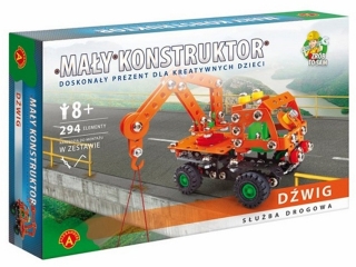 MAŁY KONSTRUKTOR SŁUŻBA DROGOWA - DŹWIG