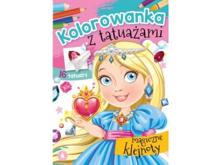 Kolorowanka SKRZAT z tatuaami - Magiczne klejnoty