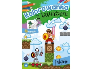 Kolorowanka SKRZAT z tatuaami - Piksele